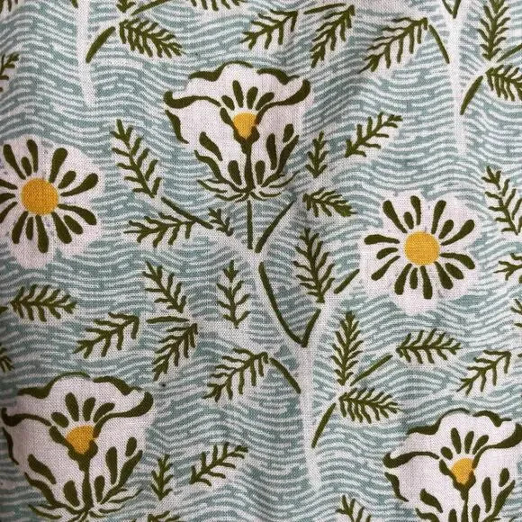 Pink Chicken Sage Green Floral Midi Dress - Picture 10 of 12